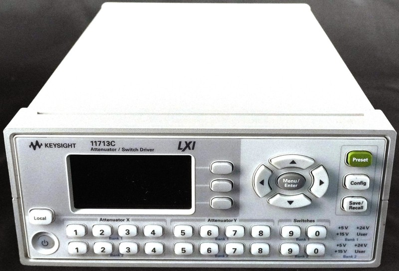 HP - Agilent - Keysight 11713C LXI-Compliant Attenuator/Switch Driver Lot A gallery