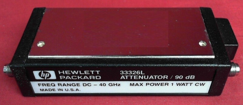 HP – Agilent – Keysight 33326L Step Attenuator, DC-40GHz, 90dB