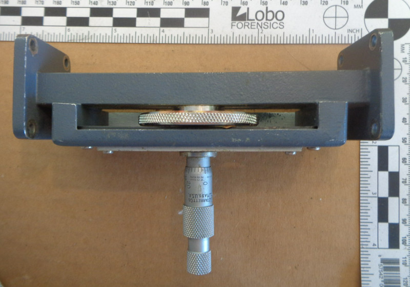 HP X870A Slide Screw Tuner Waveguide WR RF Attenuator - Starrett Micrometer gallery