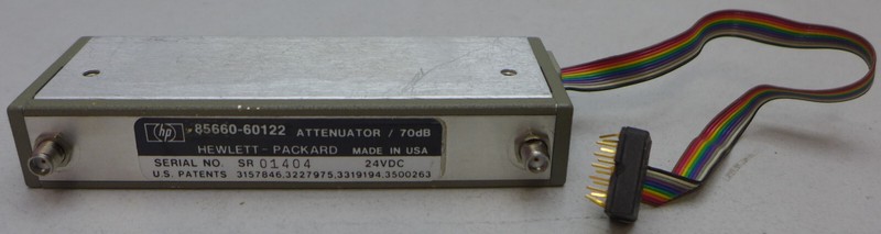 Agilent/HP 85660-60122 Programmable Attenuator 24V DC-18 GHz 0-70 dB 10 dB steps gallery