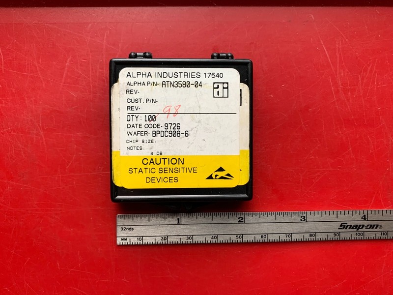 98x ATN3580-04 ALPHA INDUSTRIES RF ATTENUATOR 4DB MODULE CHIP STYLE gallery