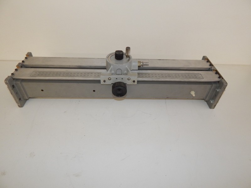 *LL* STARRETT C635 RULER MOUNTED ON 24" MICROWAVE ATTENUATOR (DZH86) gallery