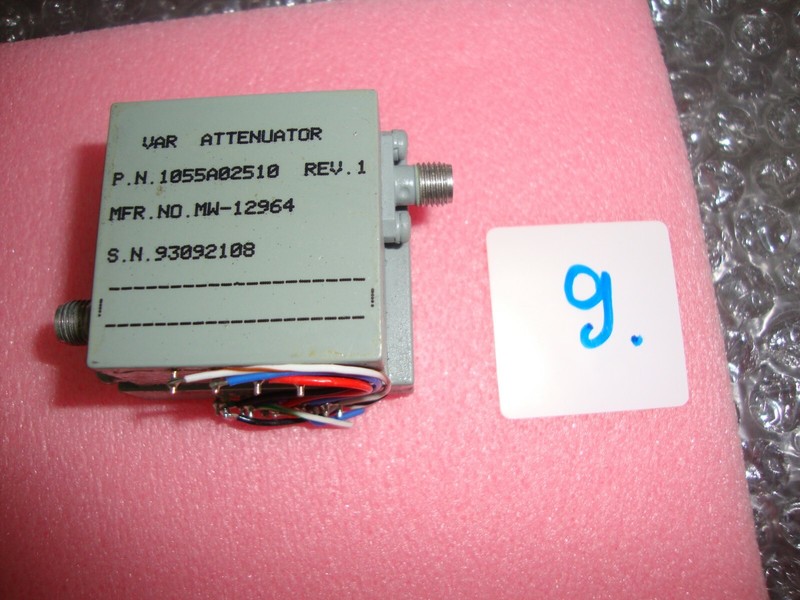 Variable attenuator elisra mw-12964 gallery