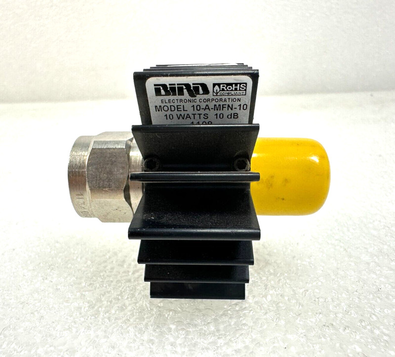 Bird 10-A-MFN-10 dB 10 Watt Type-N Bi-Directional Dry RF Attenuatr FREE SHIPPING gallery