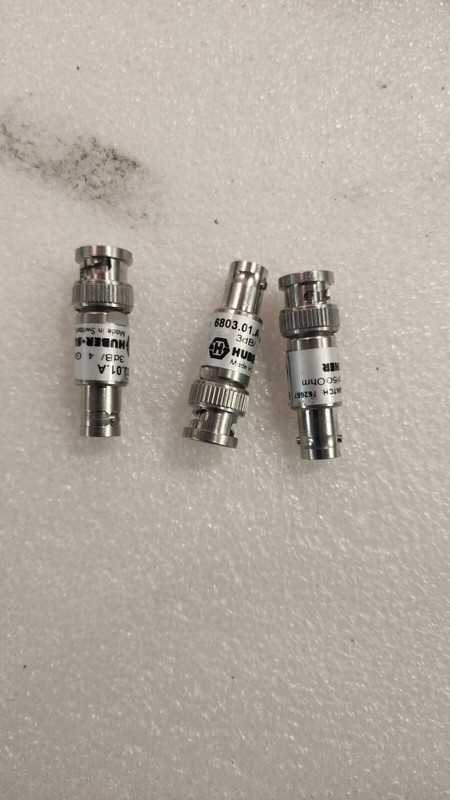 SUHNER 6803.01.A 3dB/4GHz/500 Ohm BNC Attenuator Lot of 3