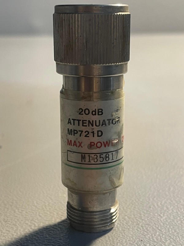 Anritsu 20dB Attenuator MP721D – 2 W Max Power