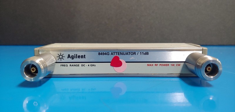 Agilent 8494G: Programmable Step Attenuator DC, 11dB 4GHz,Opt. 001 As-is (0673)