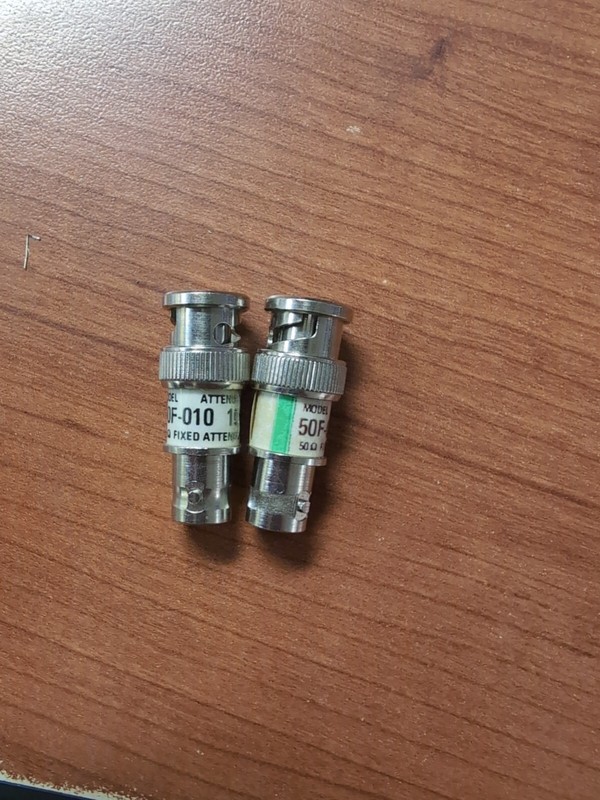 Lot-50F-010 JFW And 50F-005 50ohm- 10db And 5db- Fixed Attenuators