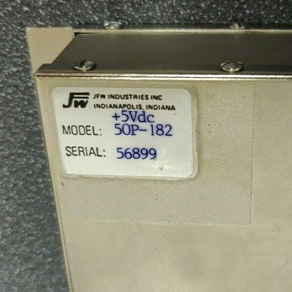 JFW 50P-182 +5VDC Solid-State Programmable Attenuator gallery
