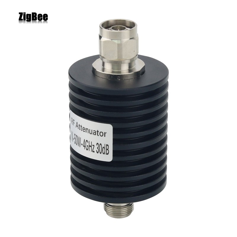 N Type 50W 30DBCoaxial Attenuator RF Fixed Attenuator Designed w/ N-JK Connector