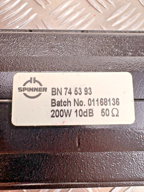 Spinner RF Dummy Load Attenuator BN745393 200W 10dB 50 Ohm High Power gallery