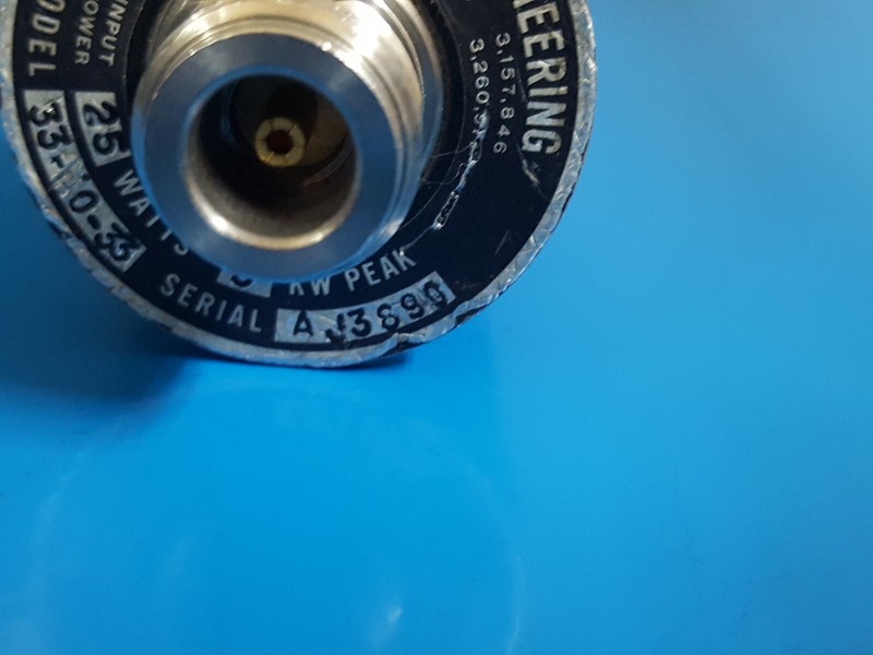 Weinschel 33-10-33: COAXIAL ATTENUATOR (3890) gallery