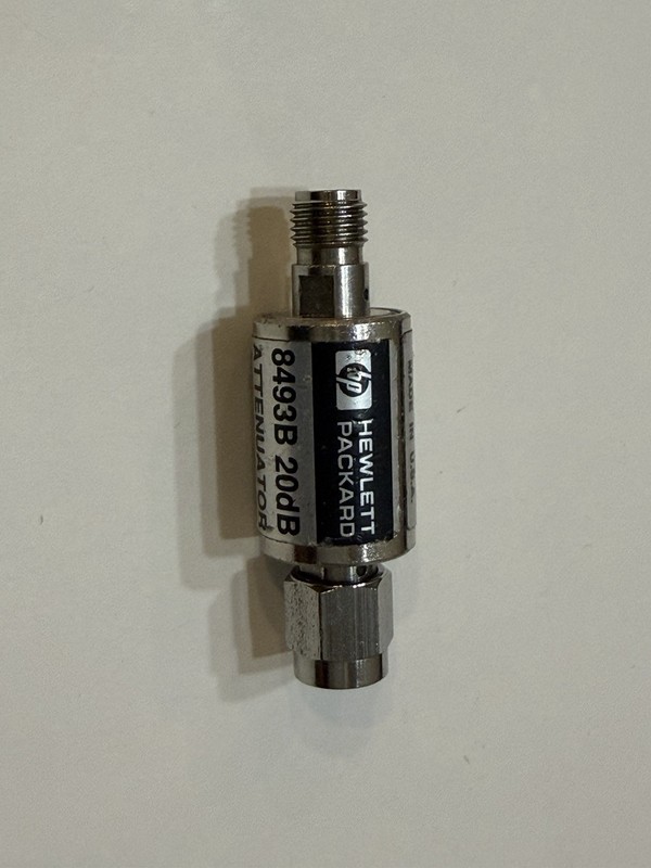 Hewlett Packard 8493B 20dB Attenuator DC-18GHz Precision RF Microwave Component