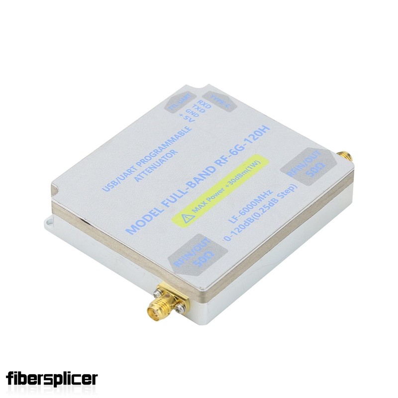 LF-6GHZ-120DB Bidirectional Digital Control RF Attenuator w/TFT Main Controller gallery