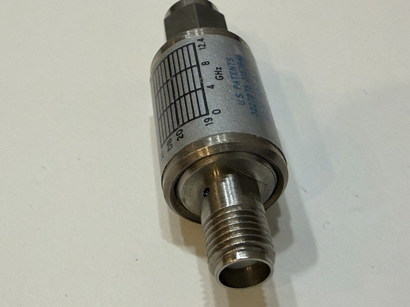 Hewlett Packard 8493A 20dB Attenuator DC-12.4GHz RF Microwave Component gallery