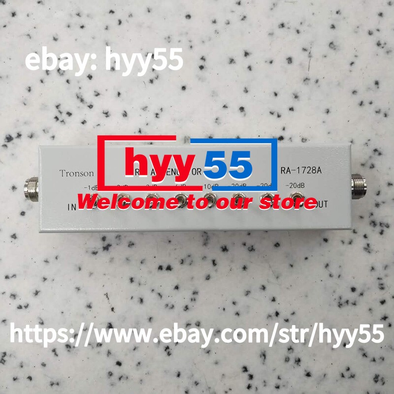 NEW 0- 82DB VARIABLE/ STEP ATTENUATOR 50 OHM for Ham Radio Transmitter -/55 gallery