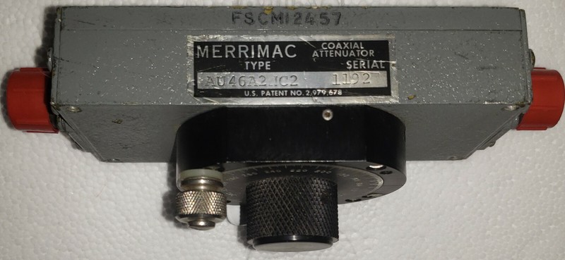Merrimac AU46A/2NC2 Variable Coaxial Attenuator gallery