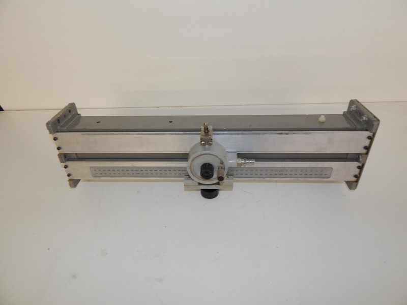 *LL* STARRETT C635 RULER MOUNTED ON 24" MICROWAVE ATTENUATOR (DZH86) gallery