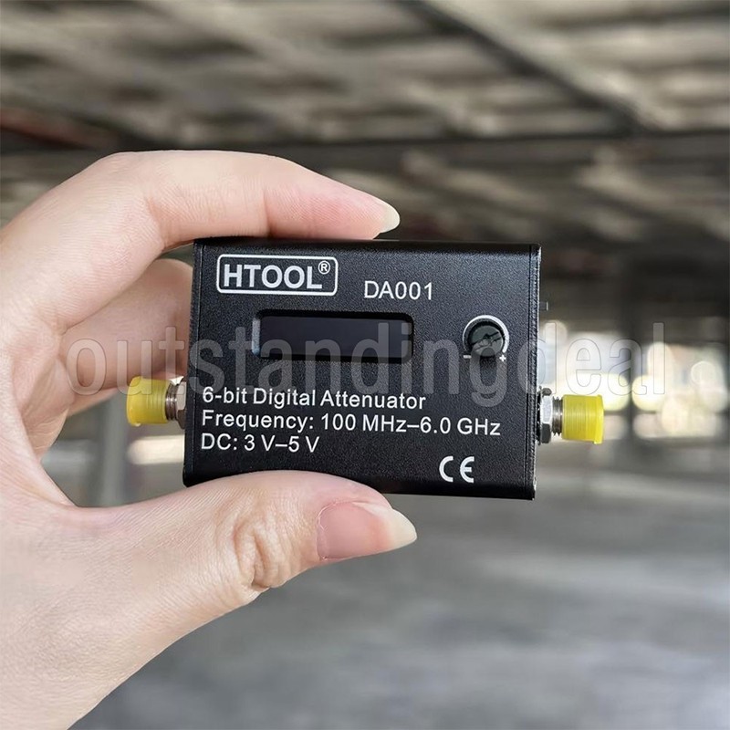 HTOOL DA001 0-31.5dB Adjustable Wideband Digital RF Attenuator Module DC-6GHz gallery