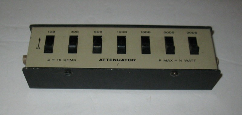 Vintage Attenuator for Radio Transmitter Shortwave Sound Audio Sound Metal