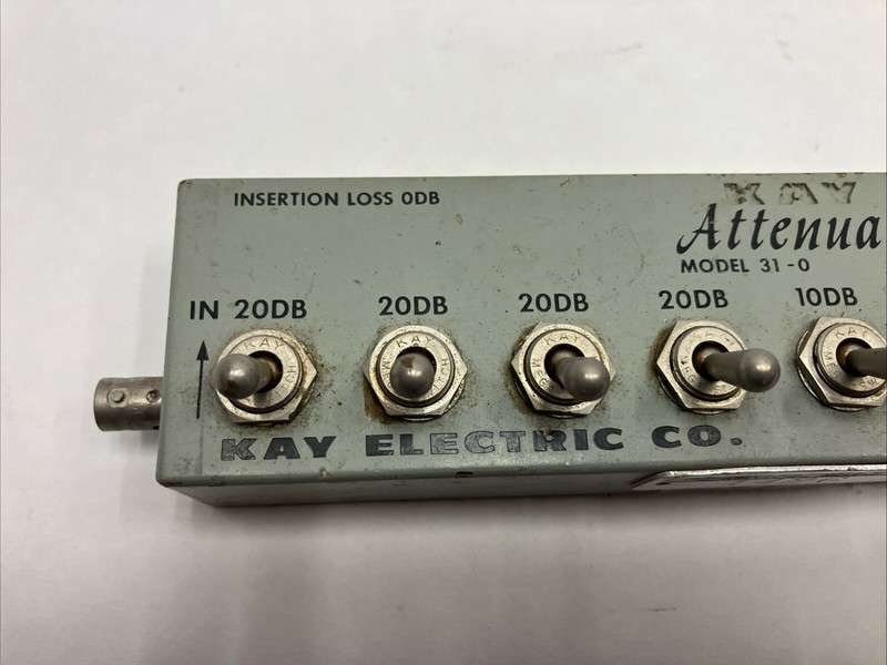 Vintage KAY Step Attenuator 442C 31-0 1 DB Steps 0.5 Watts gallery