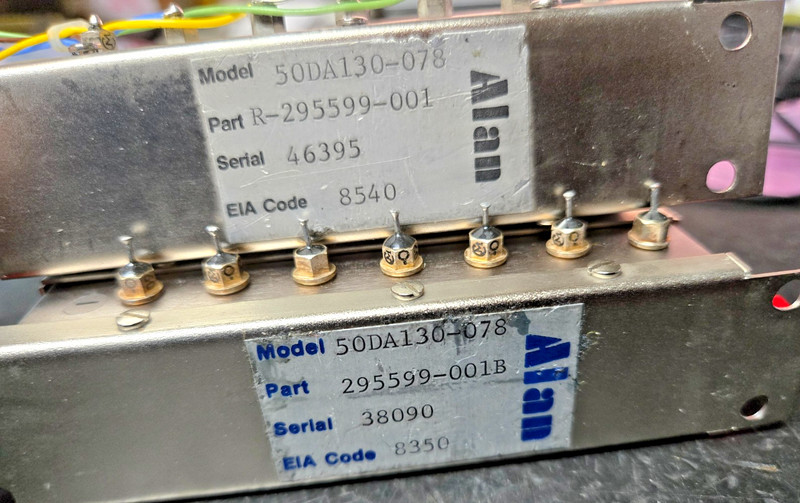 Alan 50DA130-078 programmable step attenuator 0-130dB 10dB steps TESTED new/used gallery