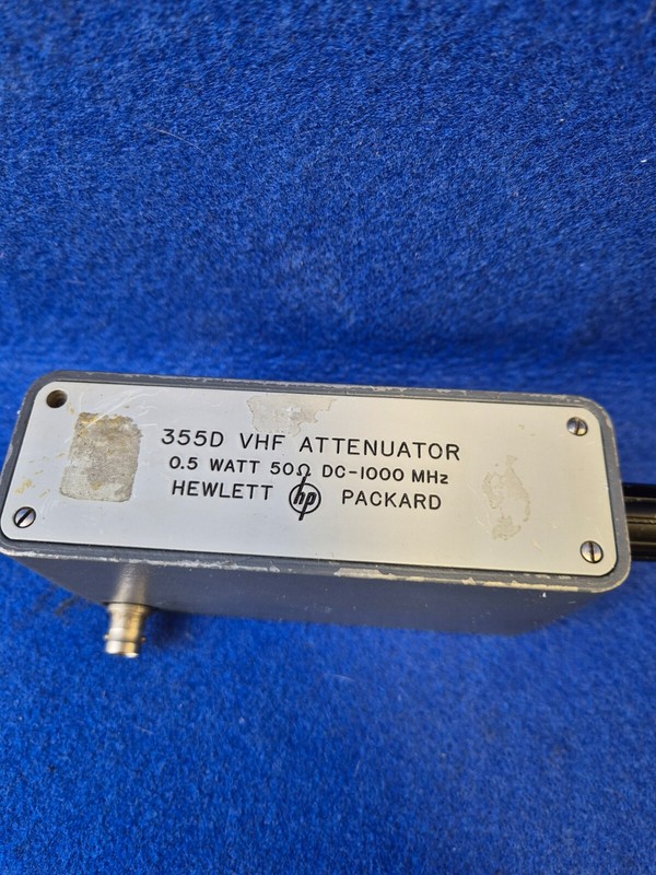 HP 355D VHF Attenuator 0.5 Watt 50 Ohm DC-1000 MHz gallery
