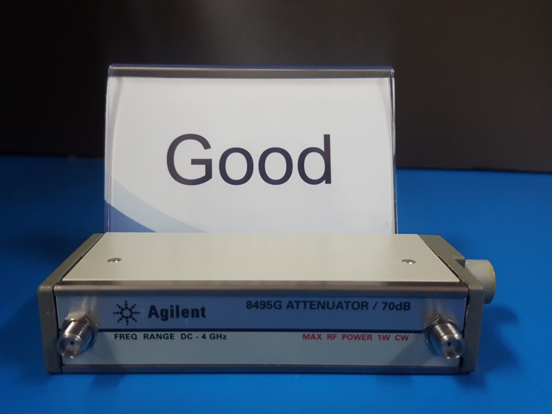 Agilent 8495G: Program Step Attenuator DC-4Ghz 70 dB, W/Opt. 002 011 (0319)