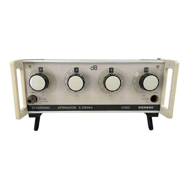 D2053 Siemens Variable Attenuator 0-200Mhz 75Ohm S44034-D0253-B102