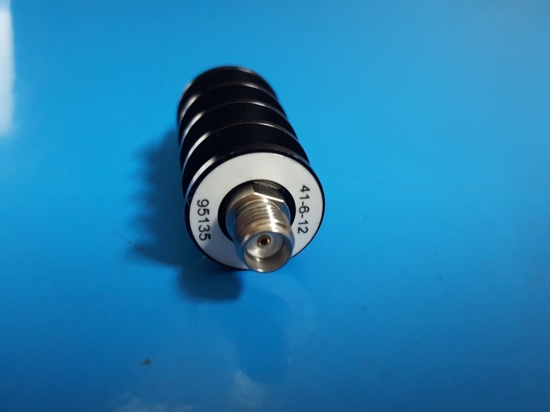 Aeroflex/Weinschel 41-6-12: Fixed Coaxial Attenuator, 18GHz, 10W, 6dB (5135) gallery