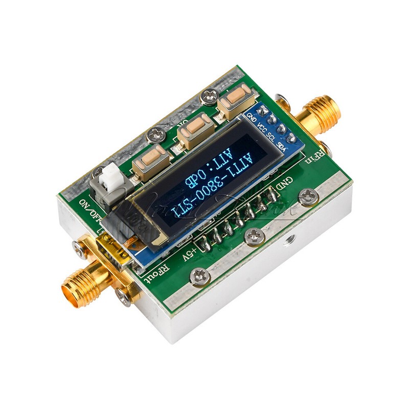 Professional 1Mhz-3800Mhz Digital Programmable RF Attenuator Control 0-31dB-