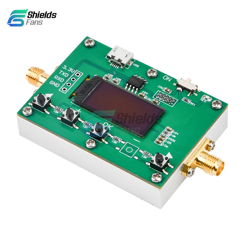 6Ghz RF Digital Attenuator 30DB Step 0.25DB OLED Pogrammable Attenuator Module gallery
