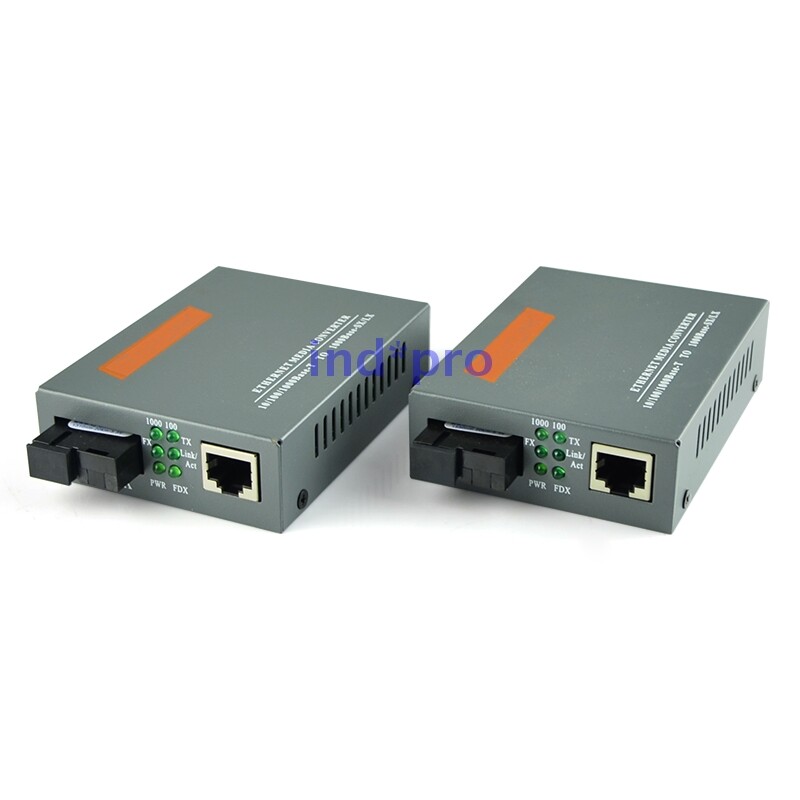 New 10/100/1000 Base-T To 1000 Base-SX/LX Ethernet Media Converter HTB-GS-03A/B