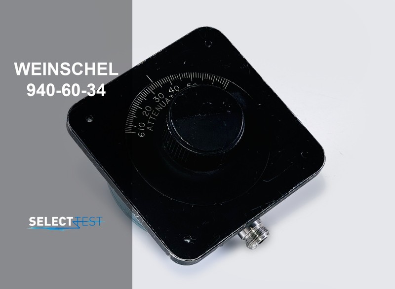 WEINSCHEL (AEROFLEX) 940-60-34 DC to 4GHz, 60 dB VARIABLE ATTENUATOR (REF: 897P)