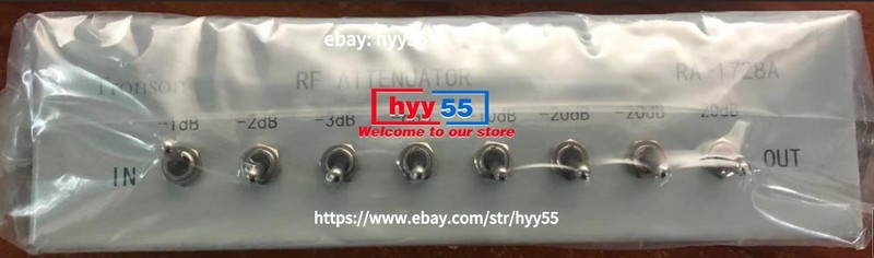NEW 0- 82DB VARIABLE/ STEP ATTENUATOR 50 OHM for Ham Radio Transmitter -/55