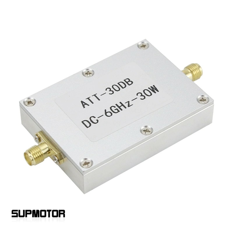 DC-6GHz 30DB RF Attenuator fixed Attenuator Female + SMA for Spectrum Analyzer