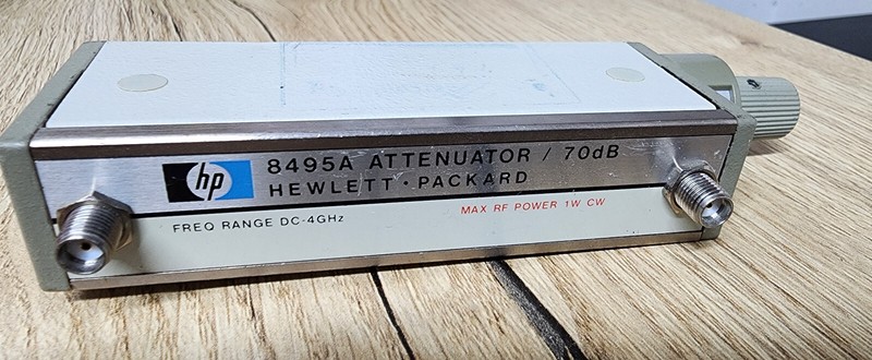 HP Agilent 8495A DC- 4 GHz 70 dB Step Attenuator, OPT 002 / TESTED, Made in USA