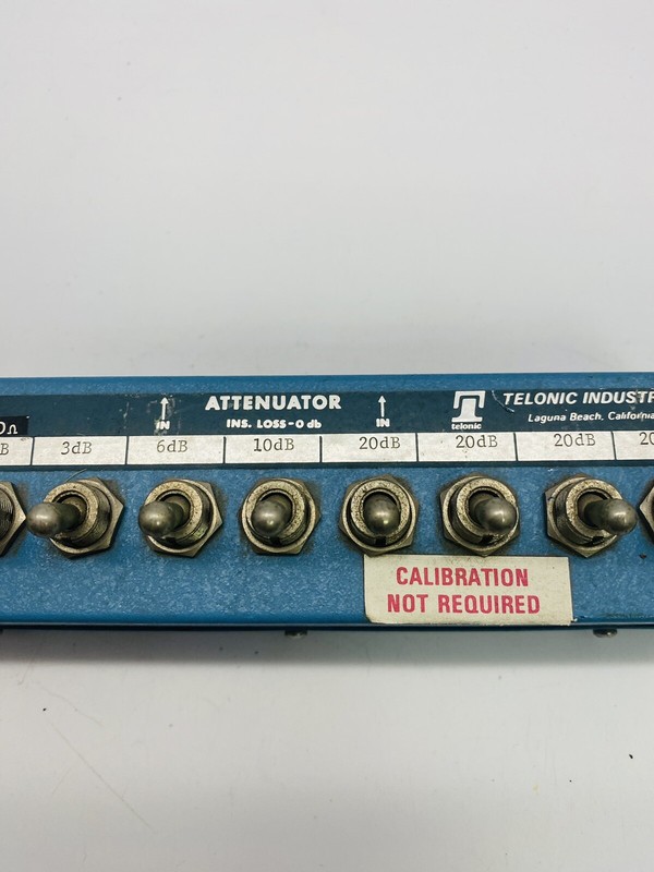 Telonic TG-950A-X9 Attenuator .5db to 20db Made In USA gallery