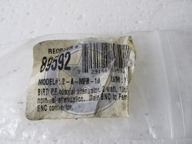NEW Bird 2-A-MFB-10 Series, 2w 2Watt Bi-Directional RF Attenuator 10db gallery