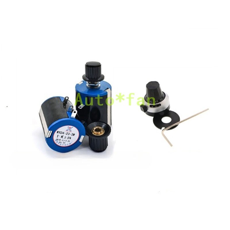 10Pcs./Lot New WXD4-23-3W Multi-turn Potentiator 1K 2K2 4K7 10K 22K 47K 100K 3W