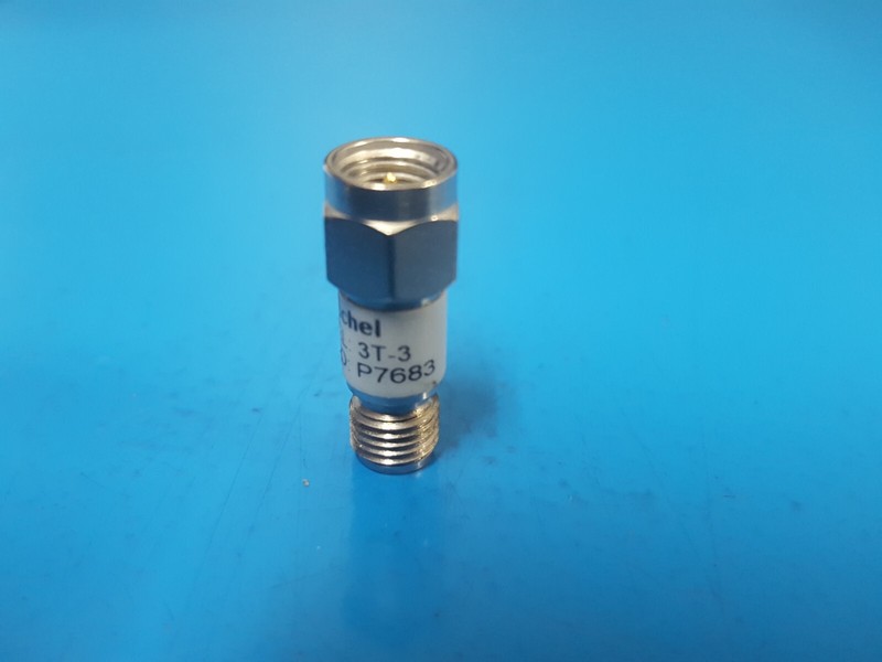 Weinschel 3T-3: Coaxial RF Attenuator 2 W, DC-12.4 GHz (P7683) gallery