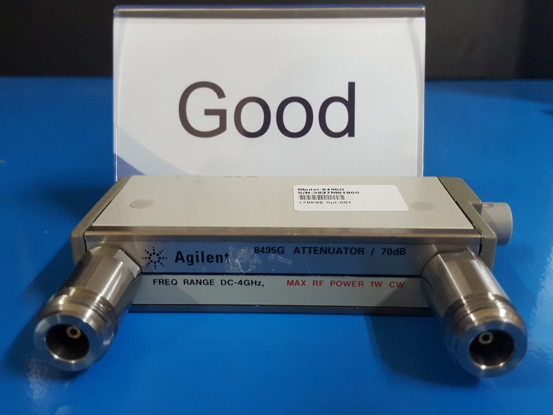 Agilent 8495G: Program Step Attenuator DC-4Ghz 70 dB, W/Opt. 001 (1000)