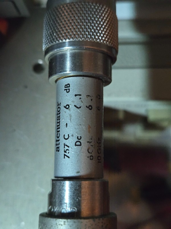Narda 757C precision attenuators, 5 & 6 dB (you choose) TESTED 6-12 GHz Cal gallery