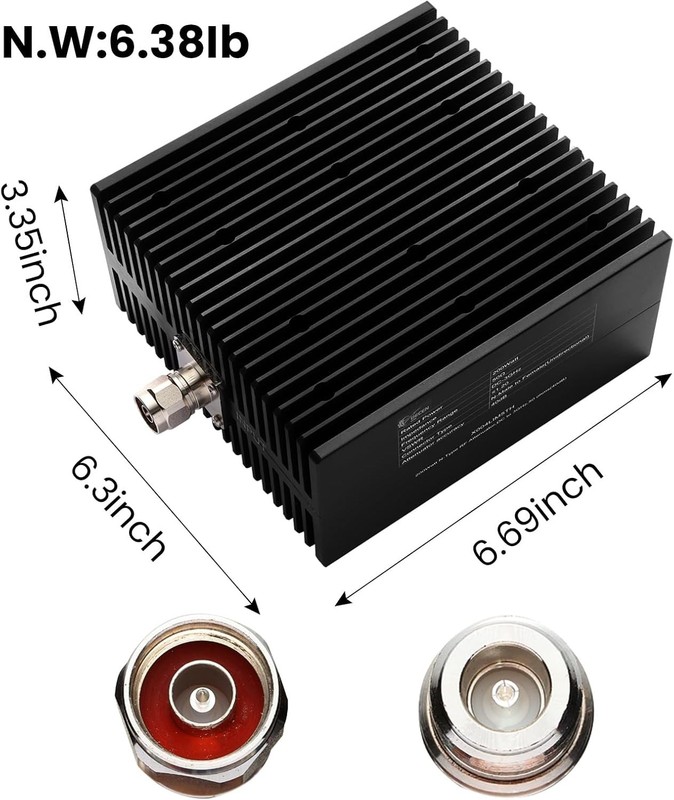 200W N-Type 60dB Attenuator DC to 3GHz 50 Ohms, Precision Adjustable Signal Loss gallery