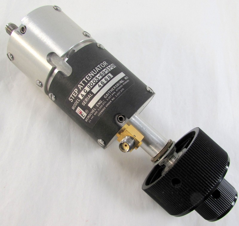 NEW Weinschel Step Attenuator AC9003-69-31-01 SMA 0-69dB 50Ω dc-4GHz