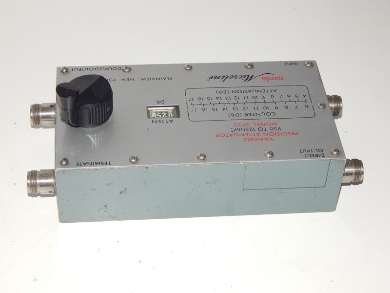 NARDA Microline 3722 Variable Precision Attenuator 950 to 1250 MHz gallery