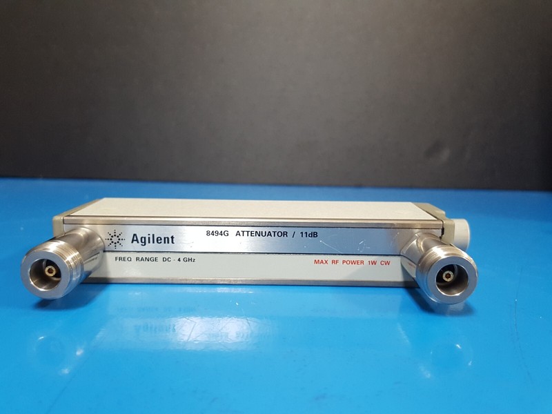 Agilent 8494G: Programmable Step Attenuator DC, 11dB 4GHz,Opt. 001 As-is (0212) gallery