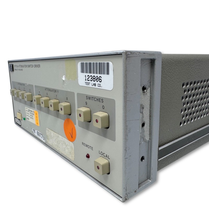 HP 11713A Attenuator Switch Driver GPIB HPIB 24V RF Test Controller Agilent Lab gallery