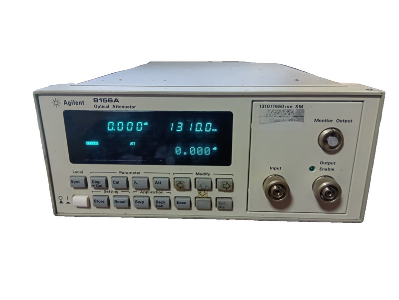 Agilent HP 8156A Optical Attenuator 1310/1550nm Used gallery