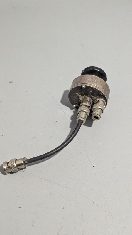 Vintage RF Coax. Adjustable Attenuator, signal level controlm Military? gallery